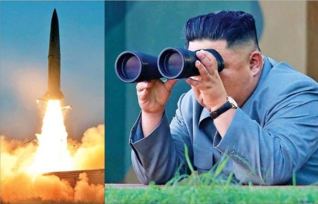 미사일 도발 지휘한 김정은 南에 경고 | 한국경제