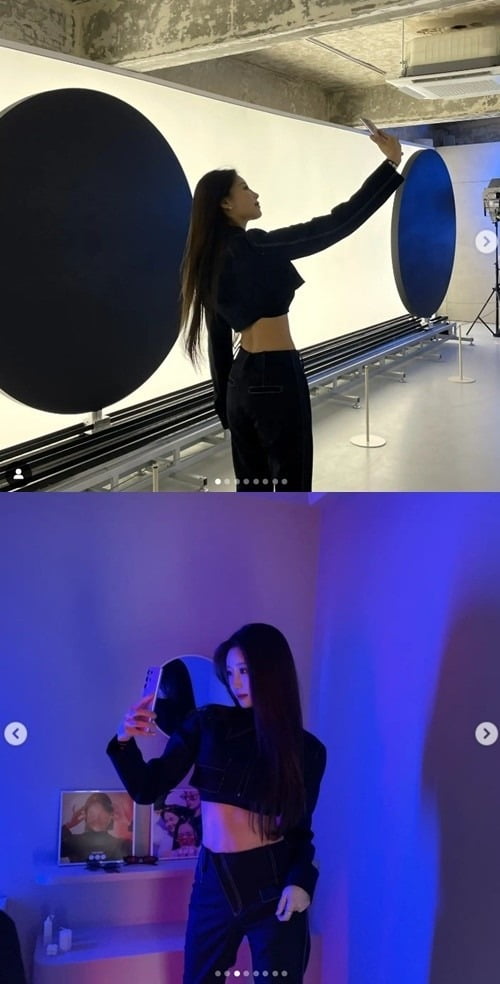 Lee Mi-joo, ant waist and 11-figure abs